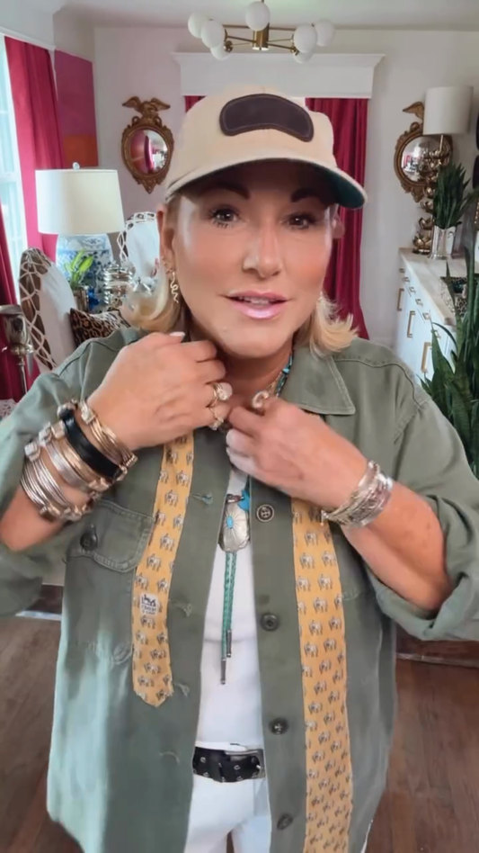 Olive Green Denim Shirt Jacket