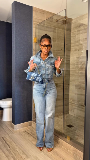 Light Blue Denim Set