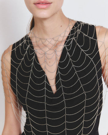 Spider Web Necklace