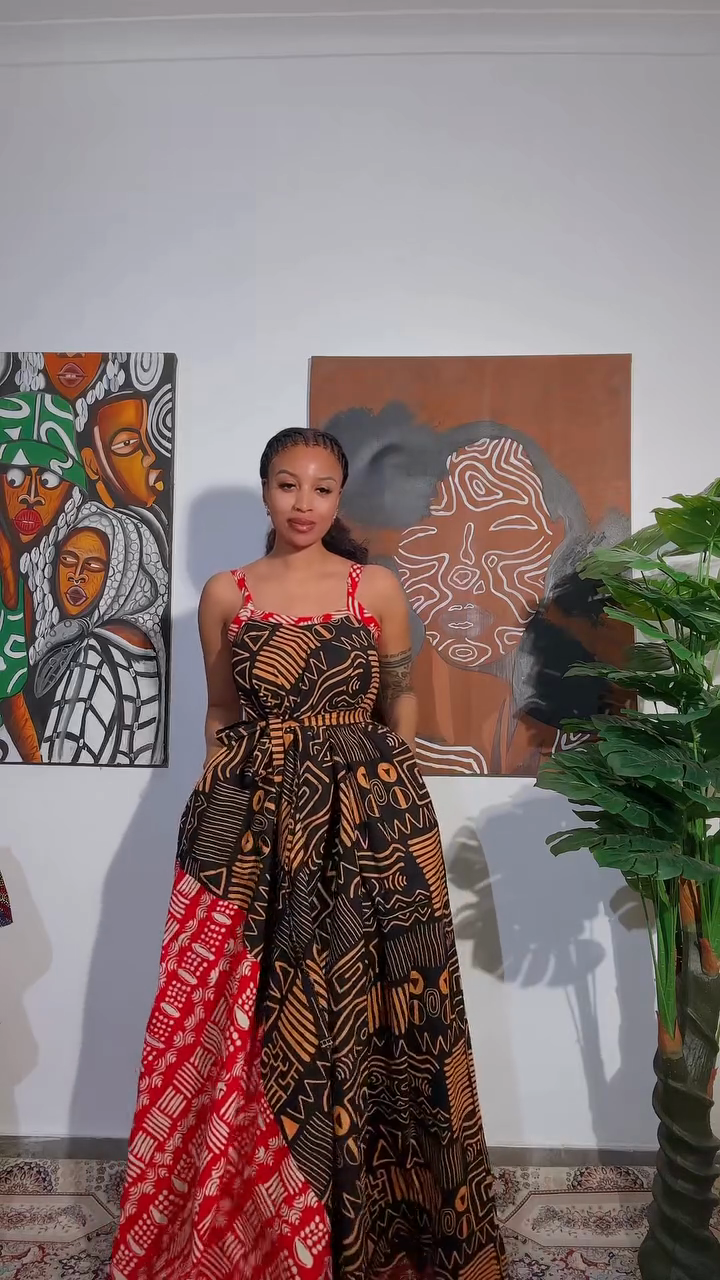 African - Print Maxi Dress