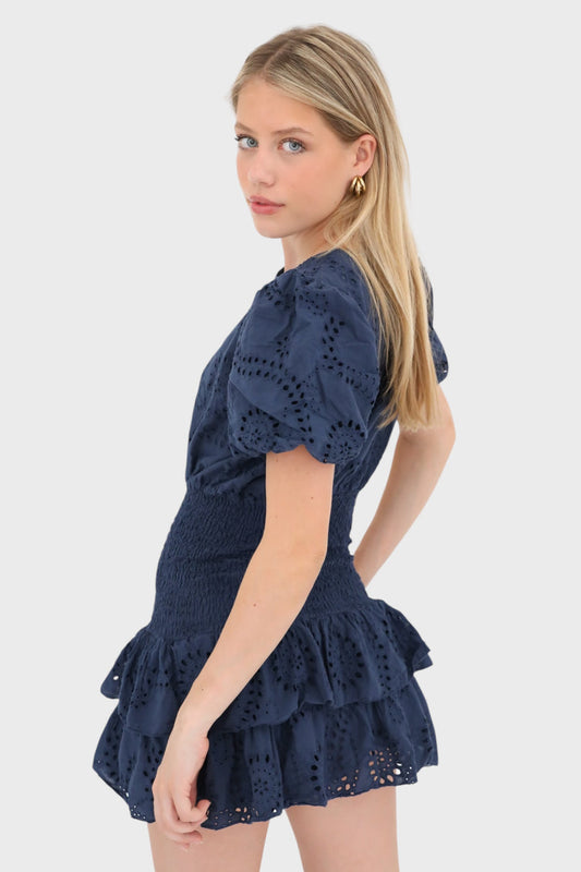Eyelet Embroidered Dress