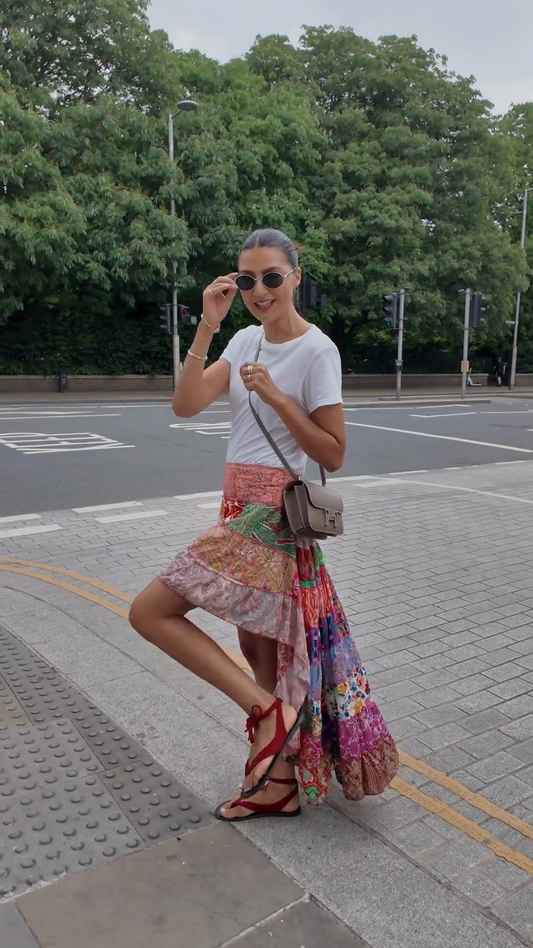 Bohemian High - Low Maxi Skirt