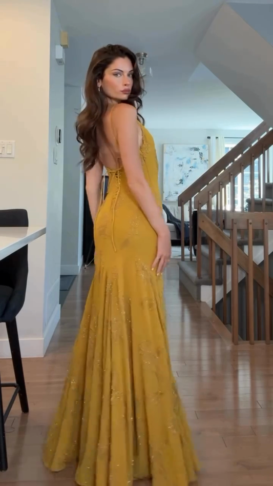 Floral Embroidery Sleeveless Maxi Dress