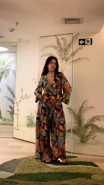 Tropical Print Co-ord Set