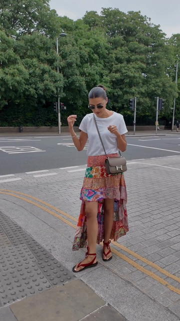 Bohemian High - Low Maxi Skirt