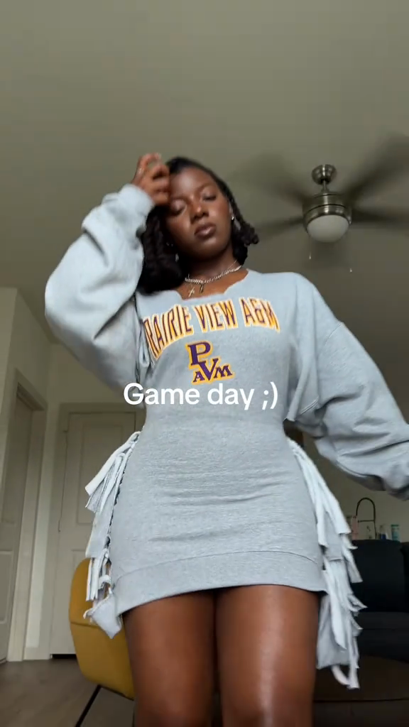 Grey Graphic Oversized Sweatshirt Dress