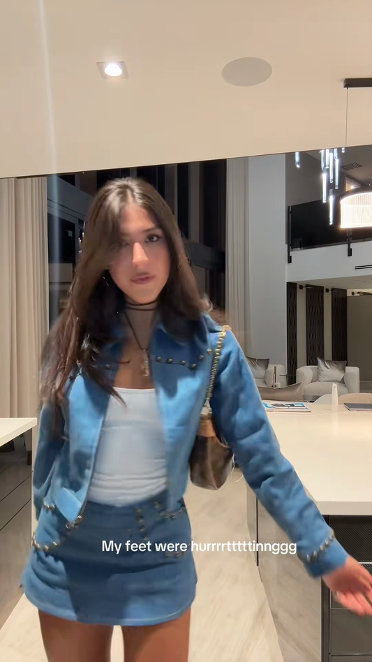 Blue Denim Two - Piece Set