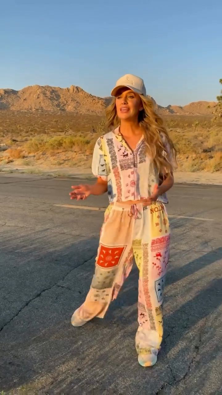 Boho Patchwork Print Shirt & Pants Set