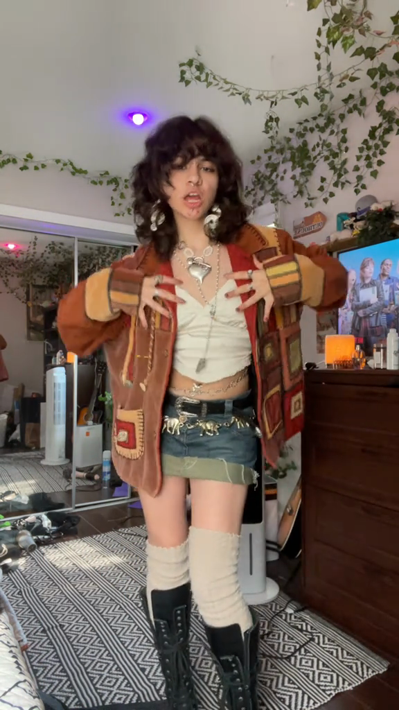 Patchwork Print Jacket