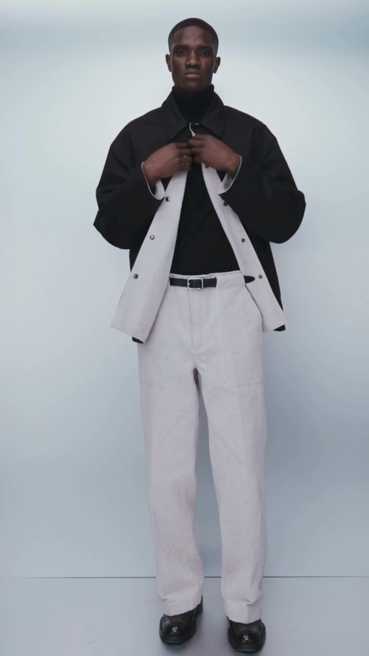 Reversible Black and White Jacket