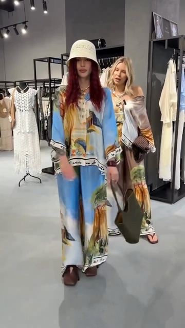 Printed Loose Shirt & Wide - Leg Pants Co - ord Set