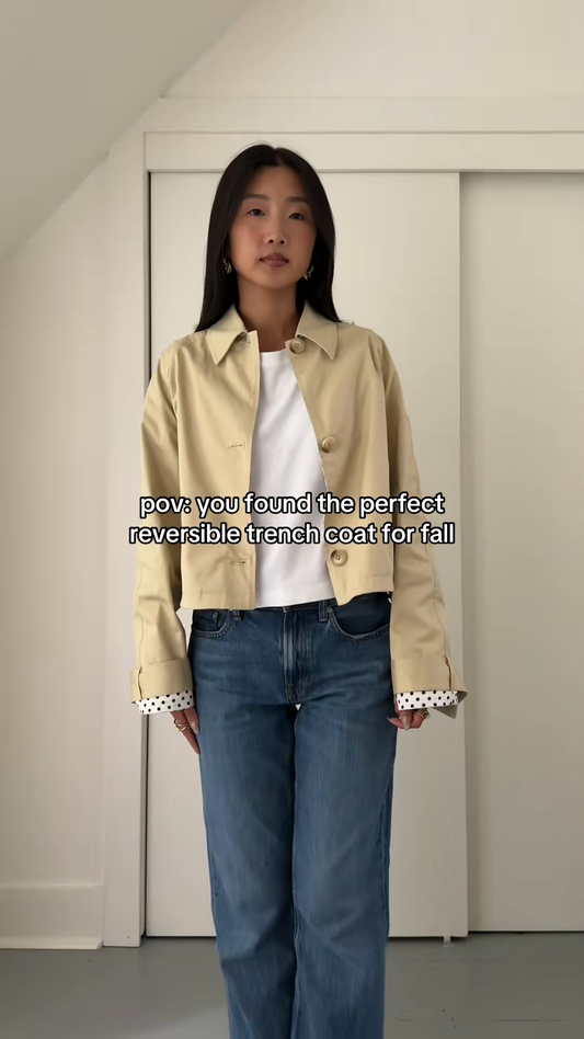 Reversible Beige Trench - Style Jacket