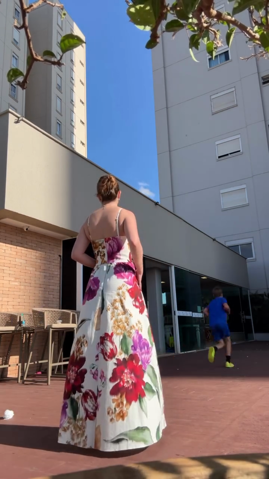 Floral - Printed Maxi Dress