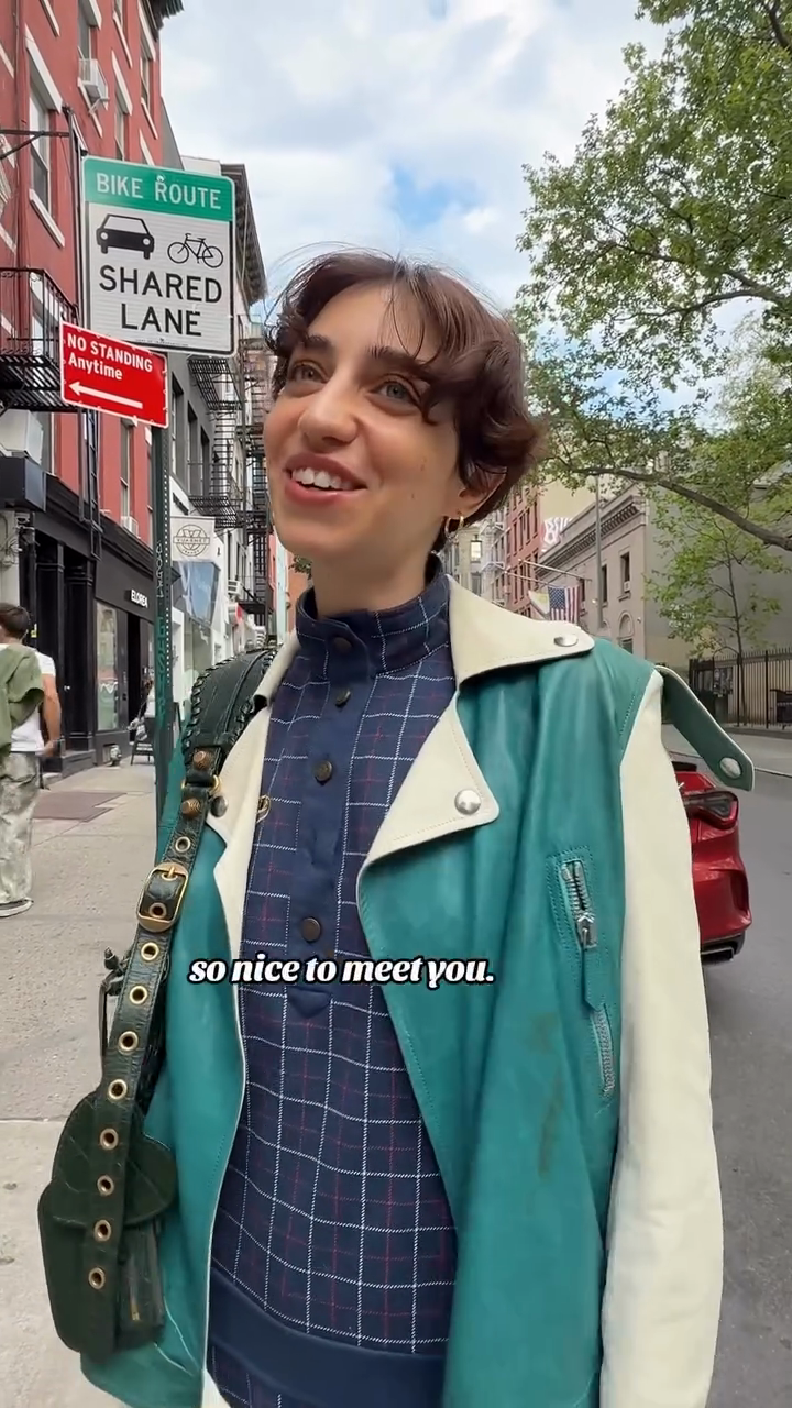 Two - Tone Leather Jacket