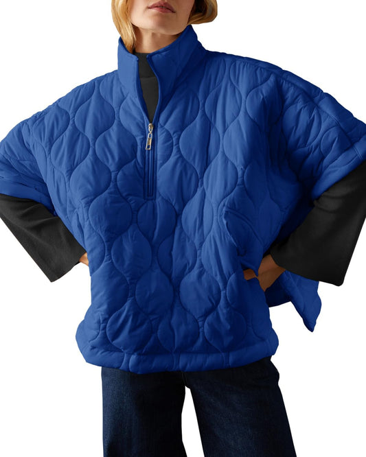 Quilted Poncho - Style Jacket