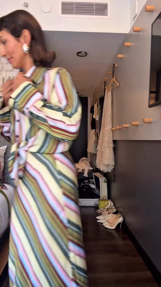 Classic Elegant Striped Suit