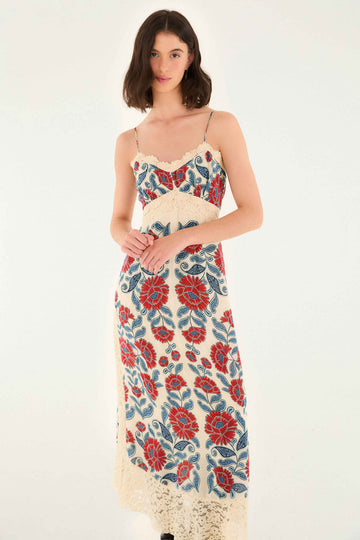 Sand Francesca Midi Dress