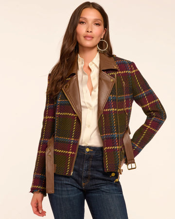 Mullin Plaid Moto Jacket
