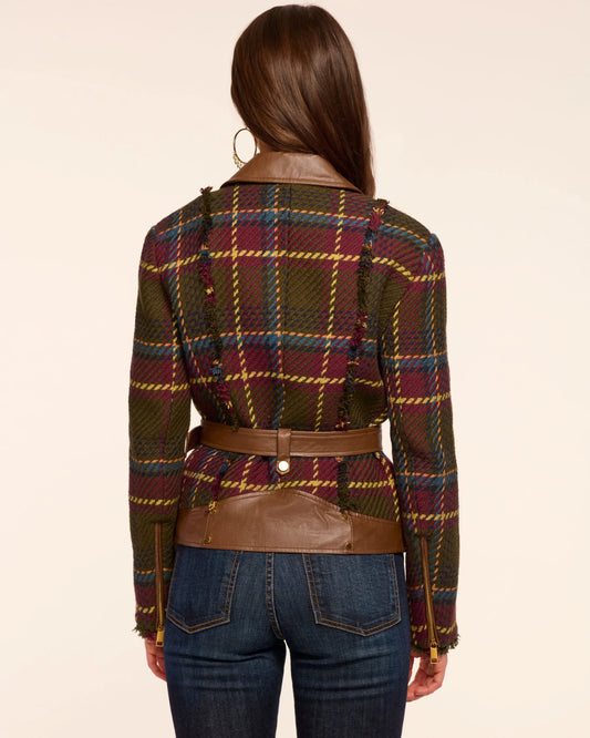 Mullin Plaid Moto Jacket